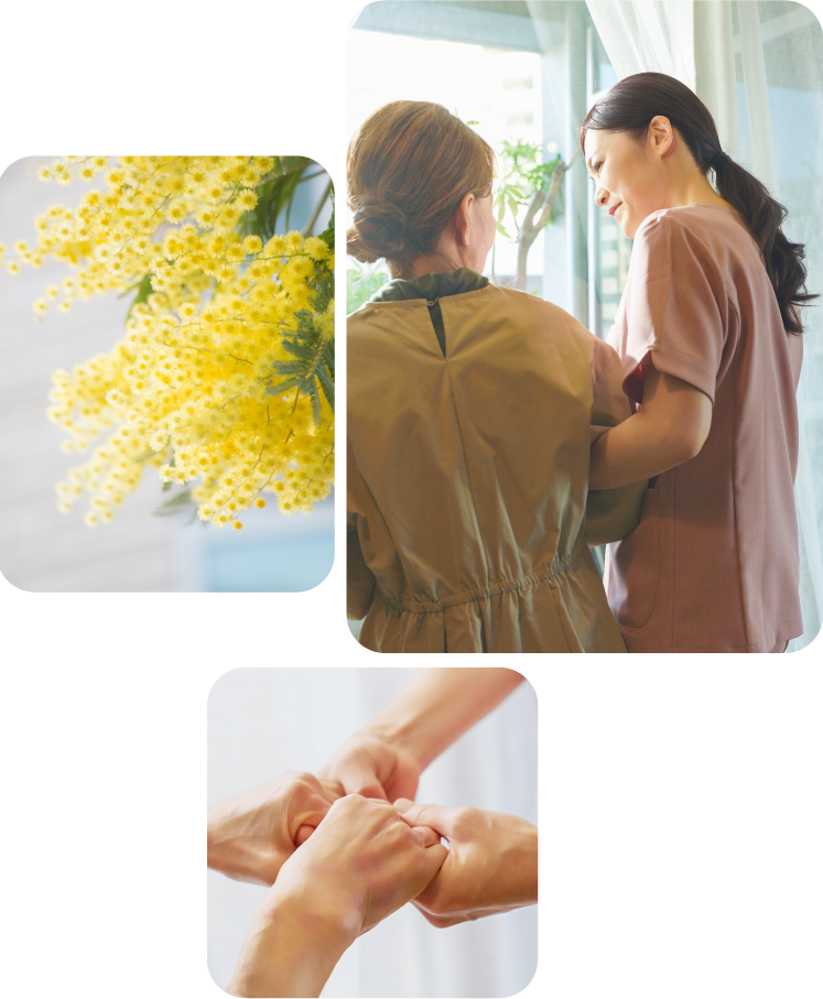 看護ケアの様子